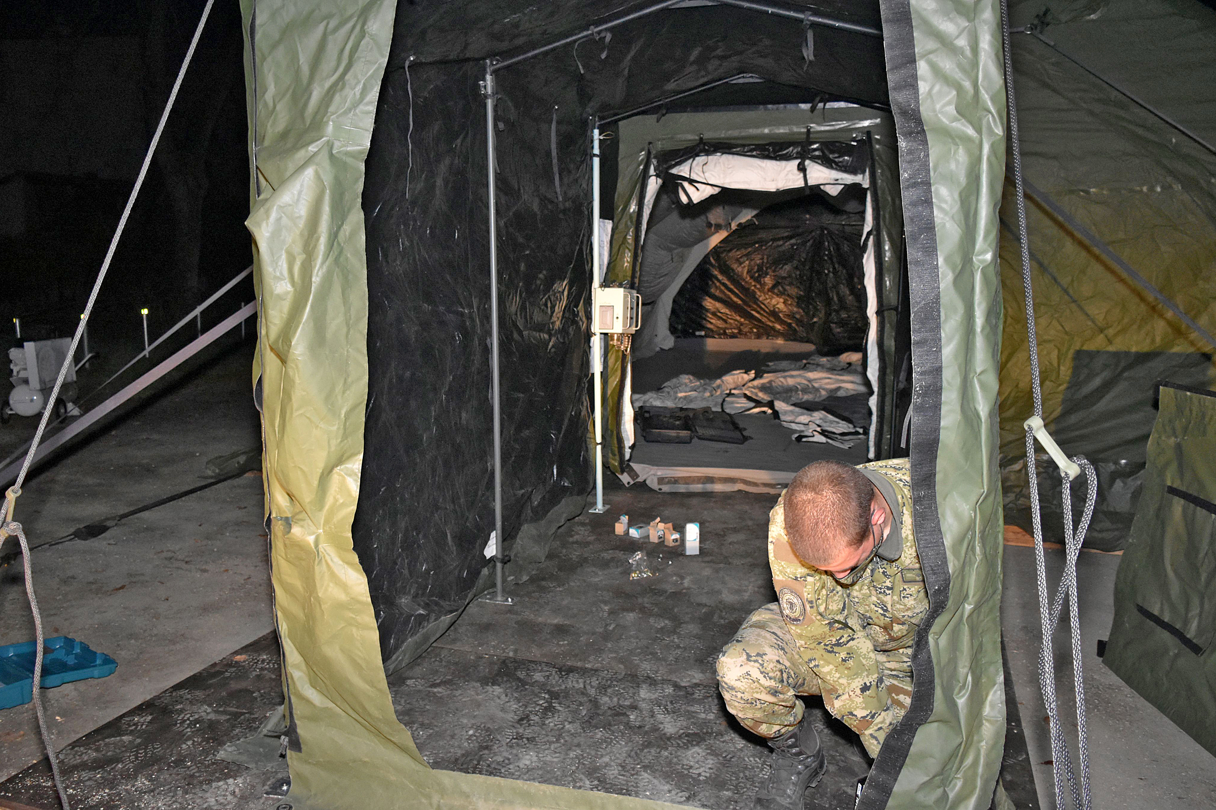 Hrvatska vojska postavila šatore u Varaždinu
