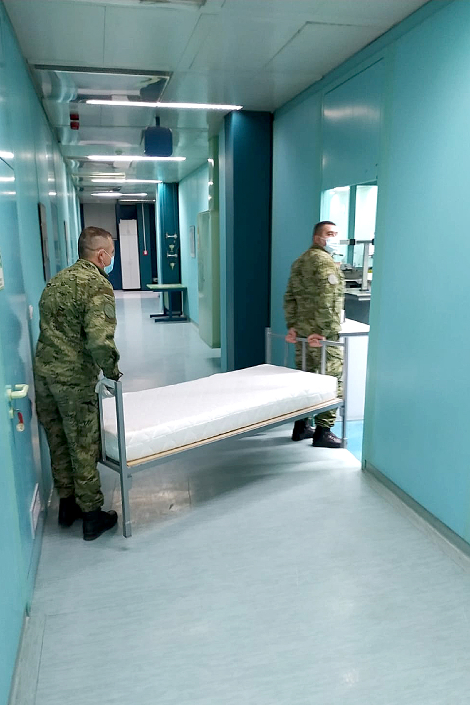 Hrvatska vojska postavila dodatne krevete u KB Dubrava