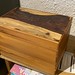 Box made of yew wood with Kingwood top