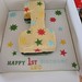 1st buttercream birthday cake