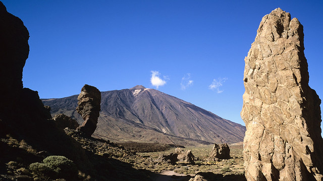 Pico del Teide, 3718 m, der höchste Berg Spaniens befindet sich auf Teneriffa.