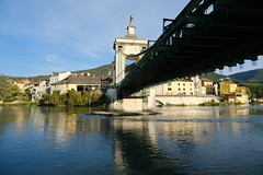 Pont de la Vierge Noire @ Rhône @ Seyssel (Ain) - Photo of Lochieu