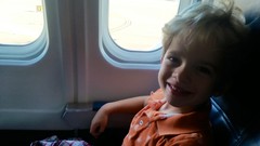 Everett On The Plane To Orlando