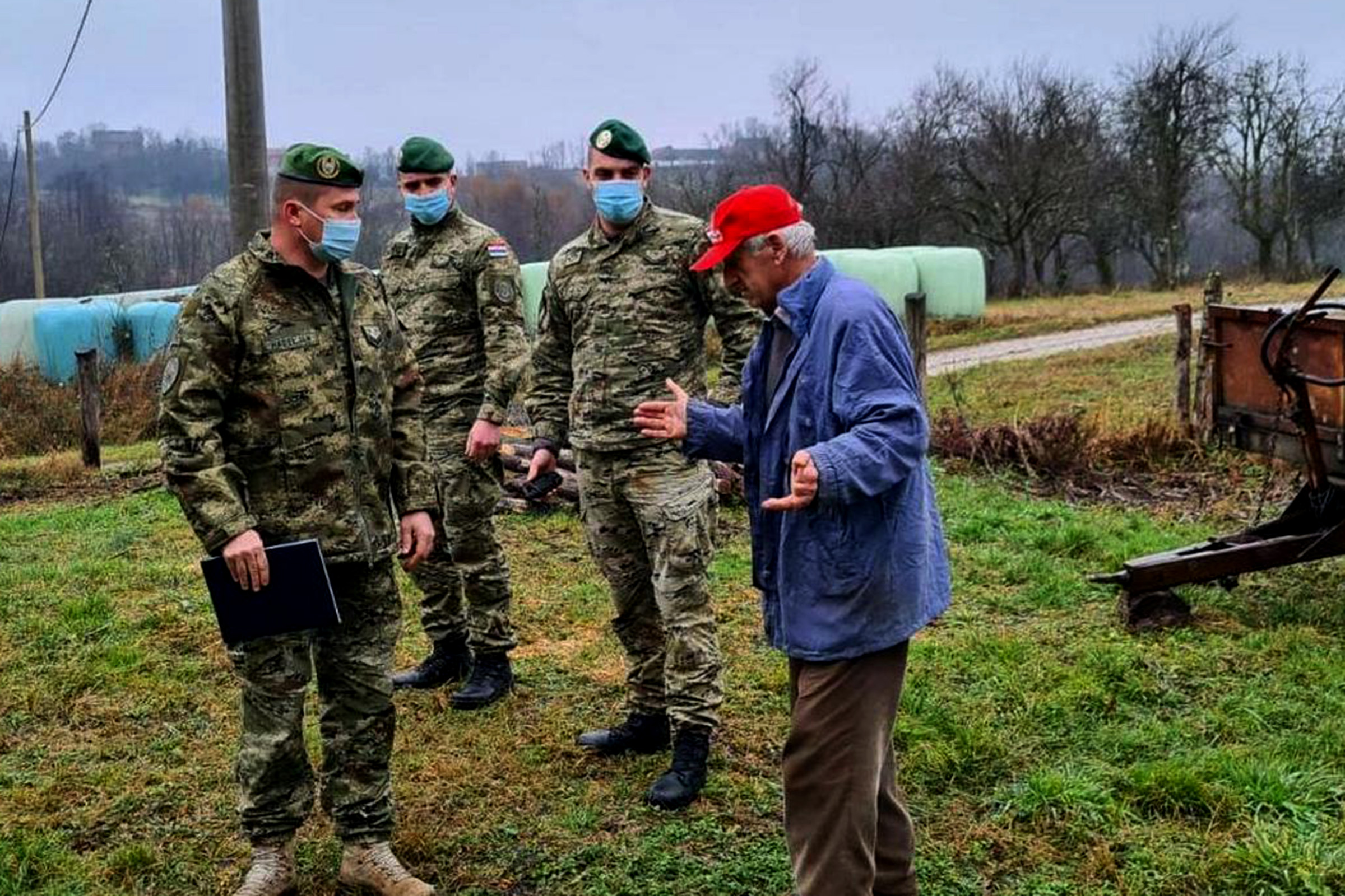 Mobilni timovi Hrvatske vojske obilaze stanovnike Sisačko-moslavačke županije