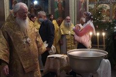 12.01.2021 | Крещальная литургия в Иверском монастыре