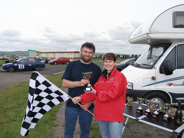 Andy Page Class A winner Pembrey 2006 with Andrea Heels