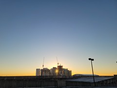 Channelside Construction in a Sunrise