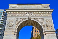 The Arch in Washington Square Park Greenwich Village Manhattan New York City NY P00816 DSC_0894