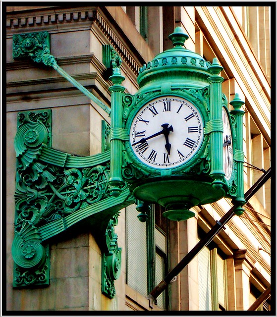 Photo：Chicago Il ~ Clock ~ Marshall Fields Department Store ~ Historic By Onasill - Bill Badzo -- Happy D