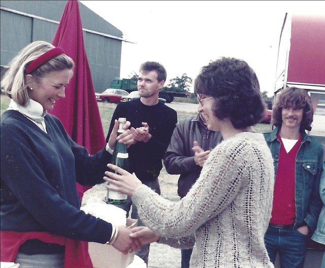Debbie Ponton received Ladies Champagne at North Weald