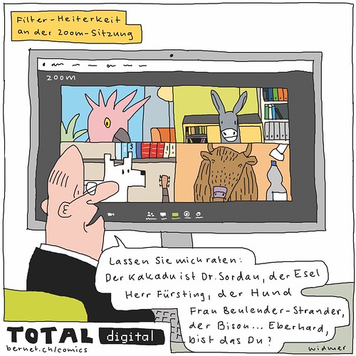 Comics #totaldigital: Zoo(m)-Meeting