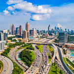 Atlanta, Georgia, USA Downtown Skyline Aerial