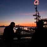 2019-10-28 - Arrow - Filming at Mega Bench - Sunset 01