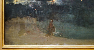 Whistler, Nocturne in Black and Gold: the Falling Rocket (detail)