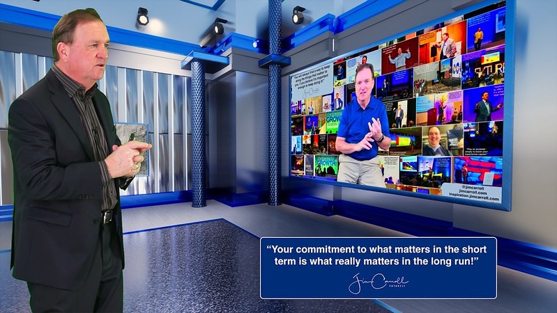 “Your commitment to what matters in the short term is what really matters in the long run!” - #Futurist Jim Carroll My social media feed is a little bit like a time machine. Every day, Facebook reminds me of what I posted on this day, every day, back to 2