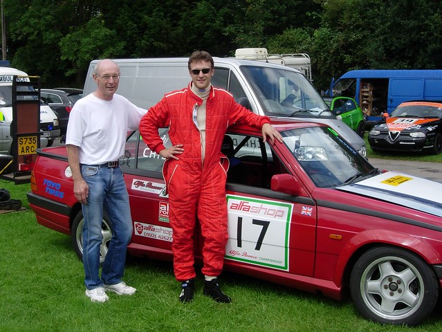 Tim and Andy Childs with 75 Twin Spark in 2007