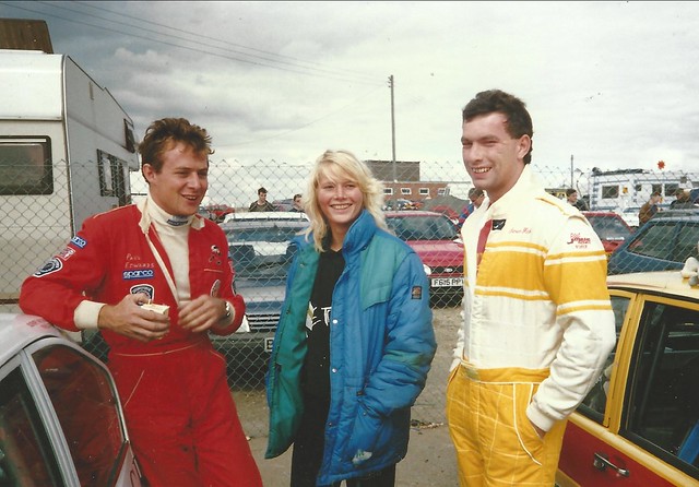 Sally with Class F competition in 1990 Paul Edwards and Simon Fish
