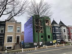 New construction, row houses on Florida Avenue NE, Trinidad, Washington, D.C.