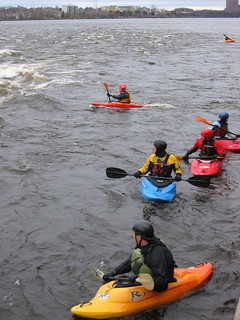 Kayakers in the Ottawa River
