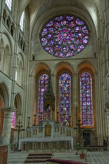 Notre-Dame De Laon East Rose and Lancets - Photo of Besny-et-Loizy