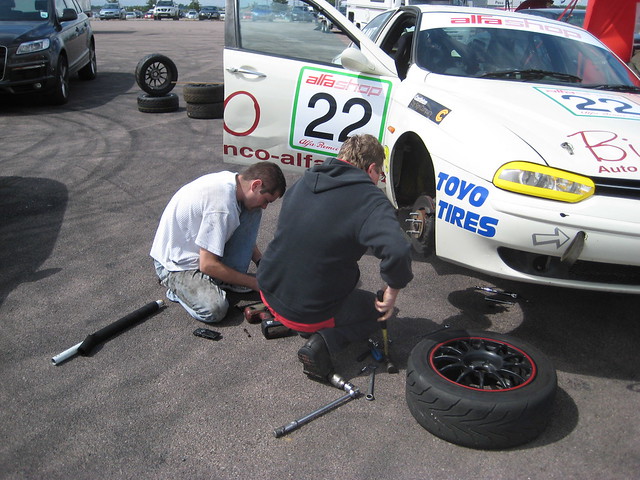 Paul Plant and Gary Walker at Silverstone 2009