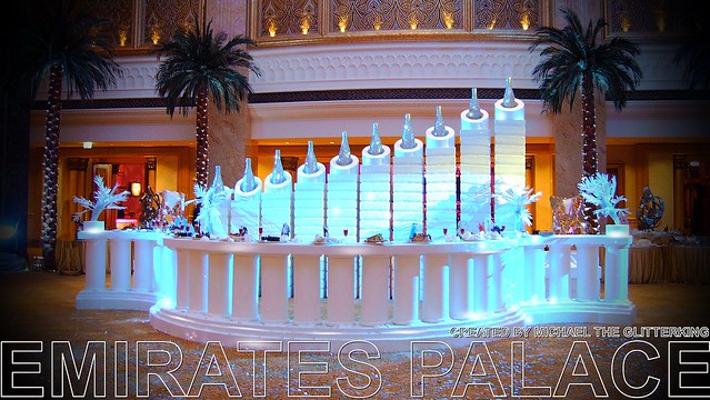 Photo：Event Design / Emirates Palace Ice -Snow Bar Created By Michael The GlitterKing By MichaelTheGlitterKing