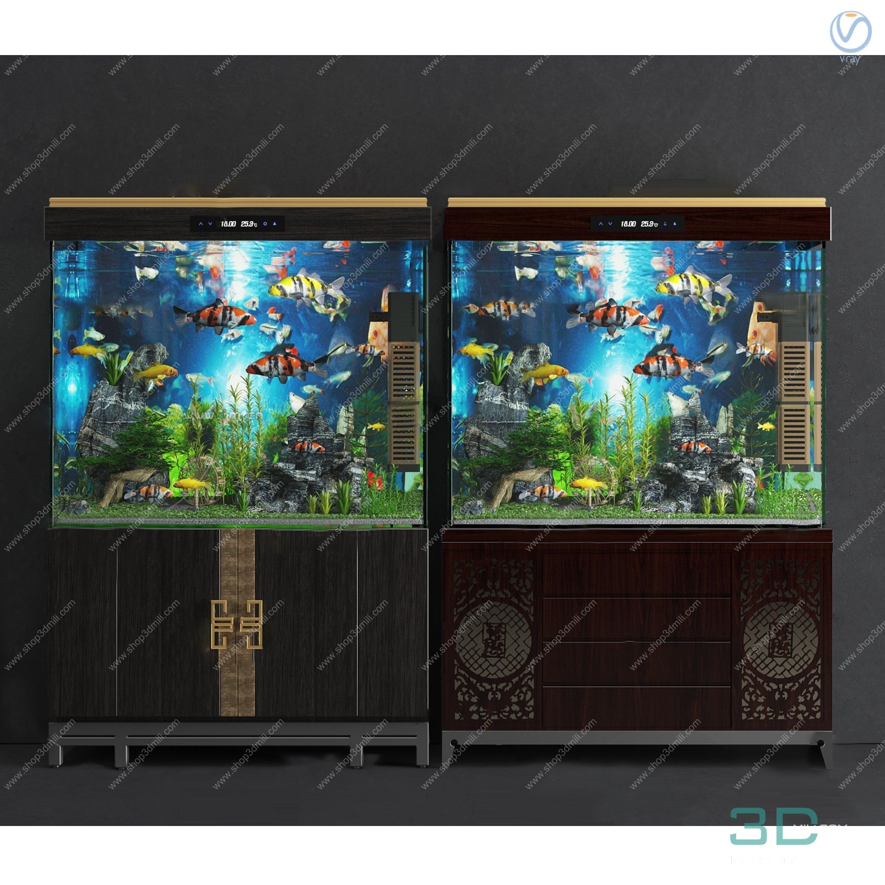 596. Sell Album Aquarium Fish Tank PRO Vol 1 3ds Max