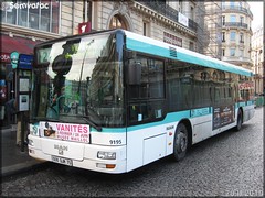 Man NL 223 – RATP (Régie Autonome des Transports Parisiens) / STIF (Syndicat des Transports d'Île-de-France) n°9195