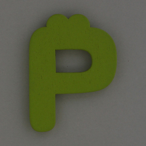 Decorative Plain Letter P