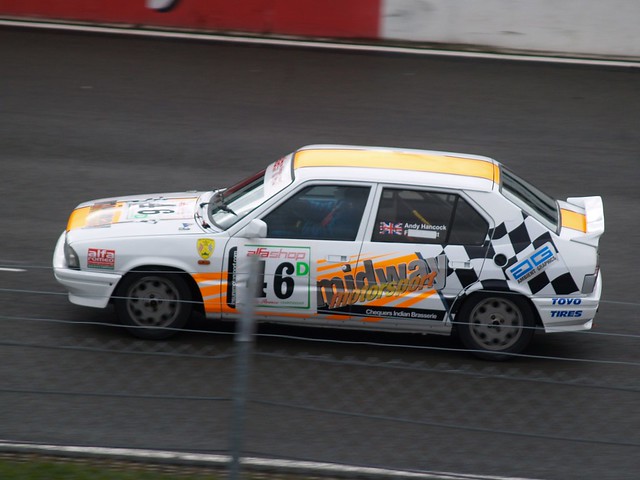 Andy Hancock at Silverstone with 33