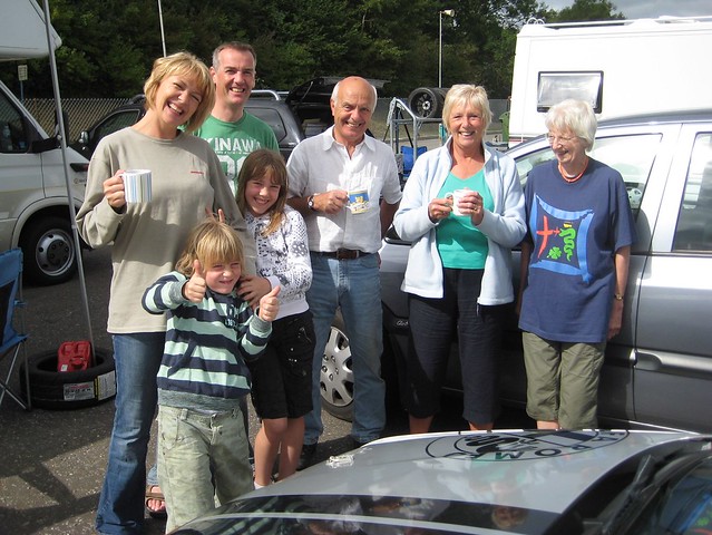 Diana Lindsay with the Allen family and 146 at Brands