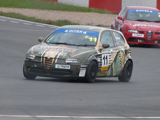 Andrew Fulcher had a competitive day at Donington