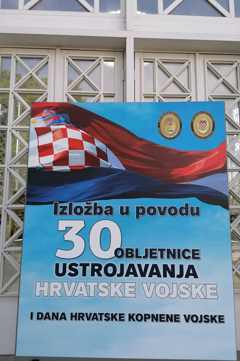 Izložba fotografija u povodu 30. obljetnice Hrvatske vojske