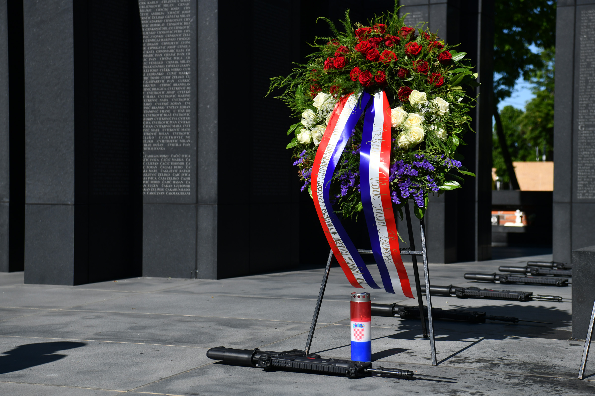 Svečano obilježavanje Dana Hrvatske vojske na groblju Mirogoj