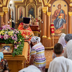 Божественная литургия в Преображенском кафедральном соборе р.п. Новоспасское