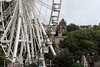 Torquay Big Wheel with church behind. This image is provided on an as-is basis, royalty free for personal editorials, blogs and web display usage. - Royalty Free Urban Landscape