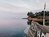 Livermead Cliff Hotel wall and view to sea. This image is provided on an as-is basis, royalty free for personal editorial, blogs and web display usage. - Royalty Free Seascape & Boating Images