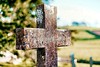 Cross in the churchyard at Berry Pomeroy. This image is provided on an as-is basis, royalty free for personal editorial, blogs and web display usage. - Royalty Free Images of Objects