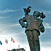 Statue of Hitchcock found in France. This image is provided on an as-is basis, royalty free for personal editorial, blogs and web display usage. - Royalty Free Images of Objects