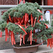 Lucky Charms attached to a Bonsai Pine tree - Jade Buddha Temple - Shanghai China