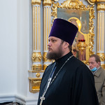 Божественная литургия в Спасо-Вознесенском кафедральном соборе Ульяновска