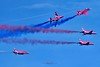 Torbay Airshow Images. Red Arrows manouvering in flight. Image courtesy and copyright Andrew Coventry. - Torbay Airshow 2016 - 2019