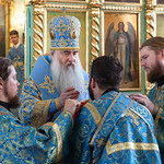 Божественная литургия в храме в честь иконы Божией Матери «Неопалимая Купина» г. Ульяновска