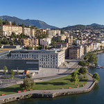Lugano from drone - 11.07.2021