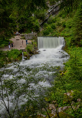 Waterfall at the source of the Doubs river,  Franche-Comté