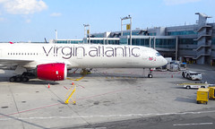 Virgin Atlantic Airways A350-1041, G-VLUX, named Red Velvet, as VS 4 JFK - LHR