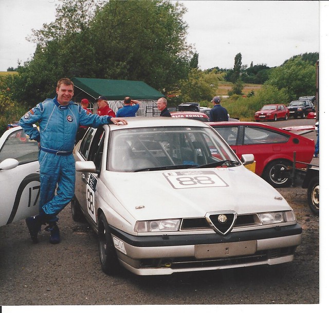 Les Gorman with his 16v 155