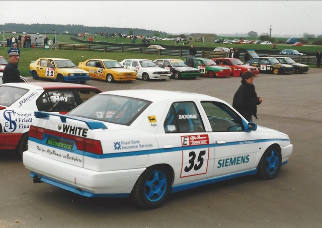 Tim Dackombe's 155 in Snetterton assembly area 1999 Photo Jonathan Griffin
