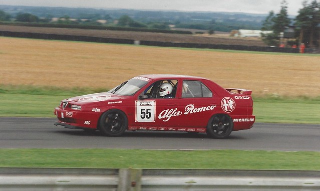 Gary Lucas with rebuilt Knockhill 155 at Croft