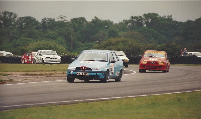 Ron Davidson's 155 leads the mid field way at Combe 1995 Photo Gavin Powell
